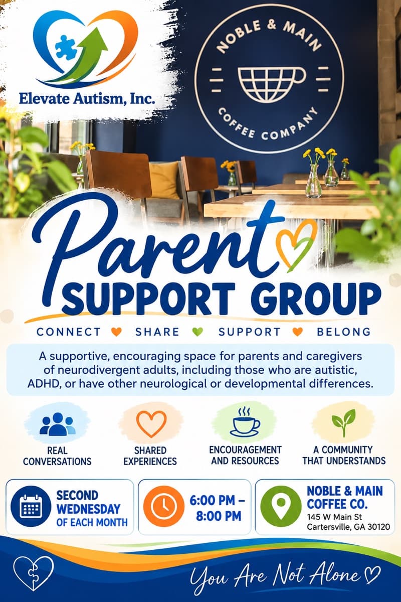 Parent Support Group flyer